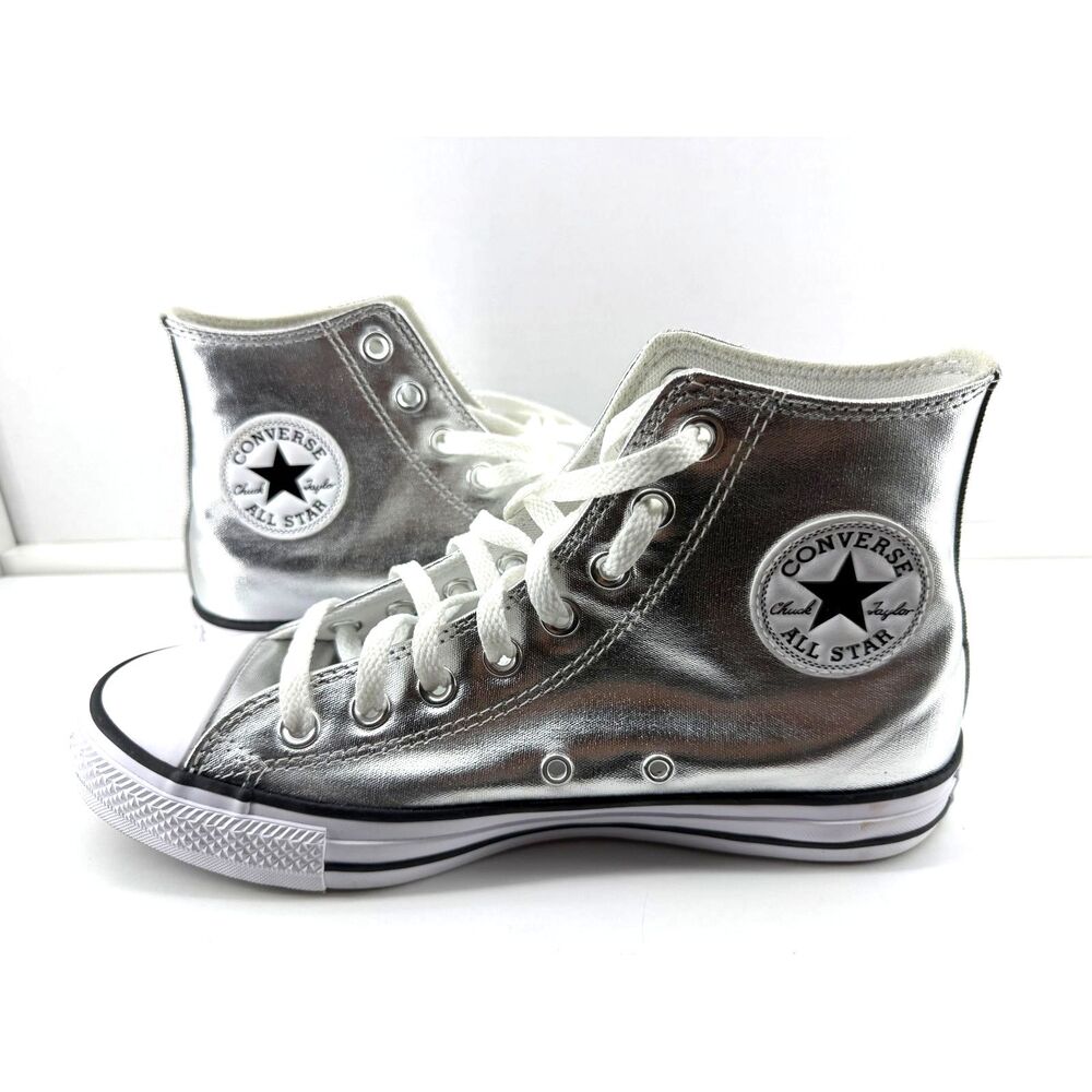 Converse Women's Chuck Taylor All-Star High Top Metallic Canvas Shoes